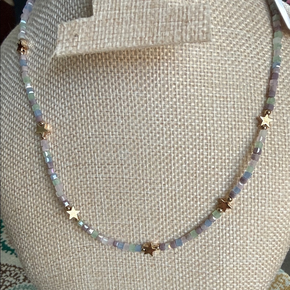 FINAL PRICE! No offers accepted. Park Lane Starburst Pastel Beaded Necklace NIB - Picture 3 of 4